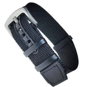 Cinturino NYLON stile militare (NERO)