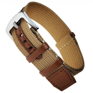 cinturino nylon stile militare (marrone)